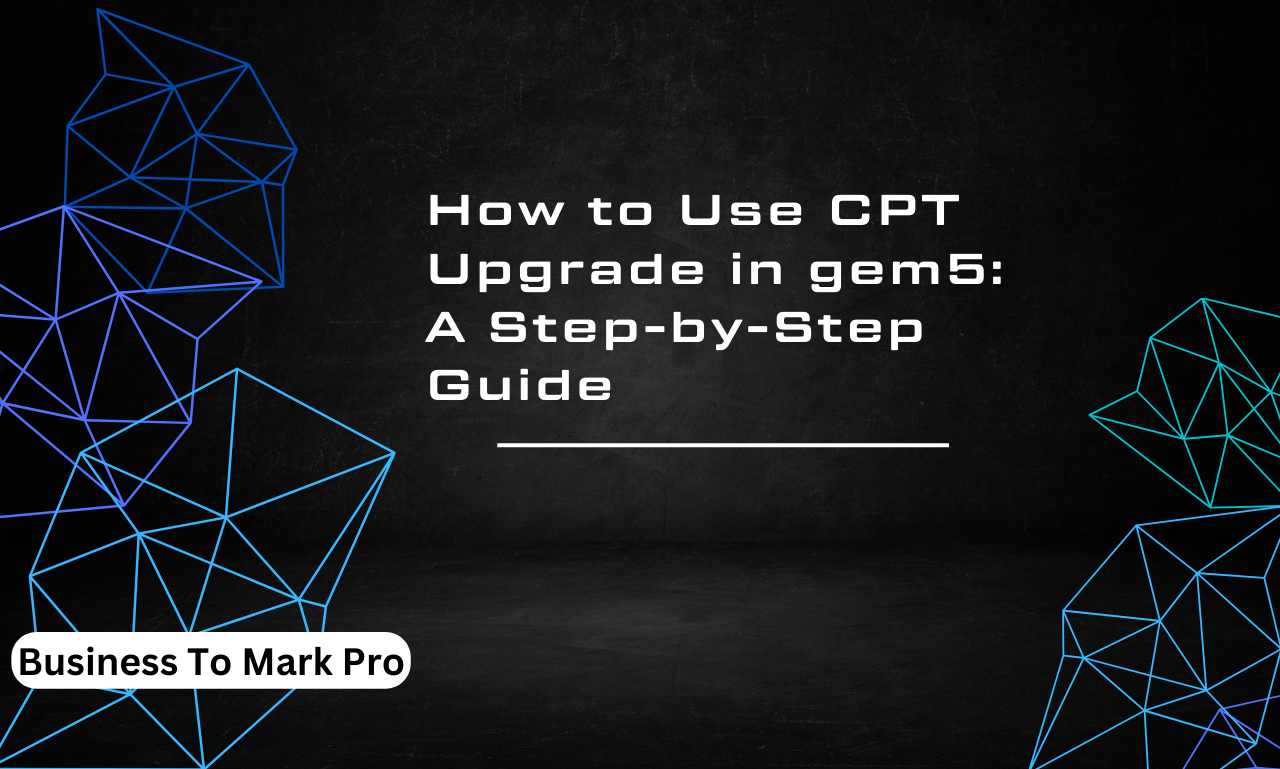 how to use cpt upgrade in gem5