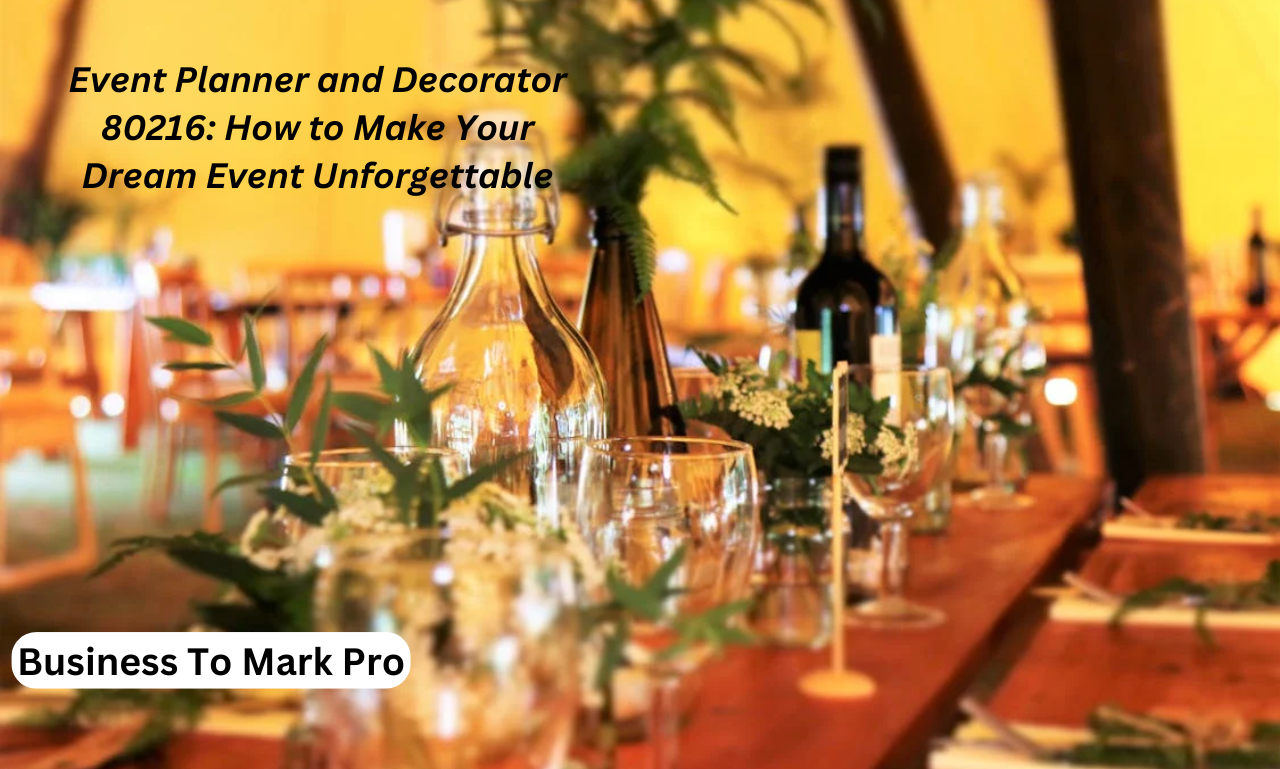 event planner and decorator 80216